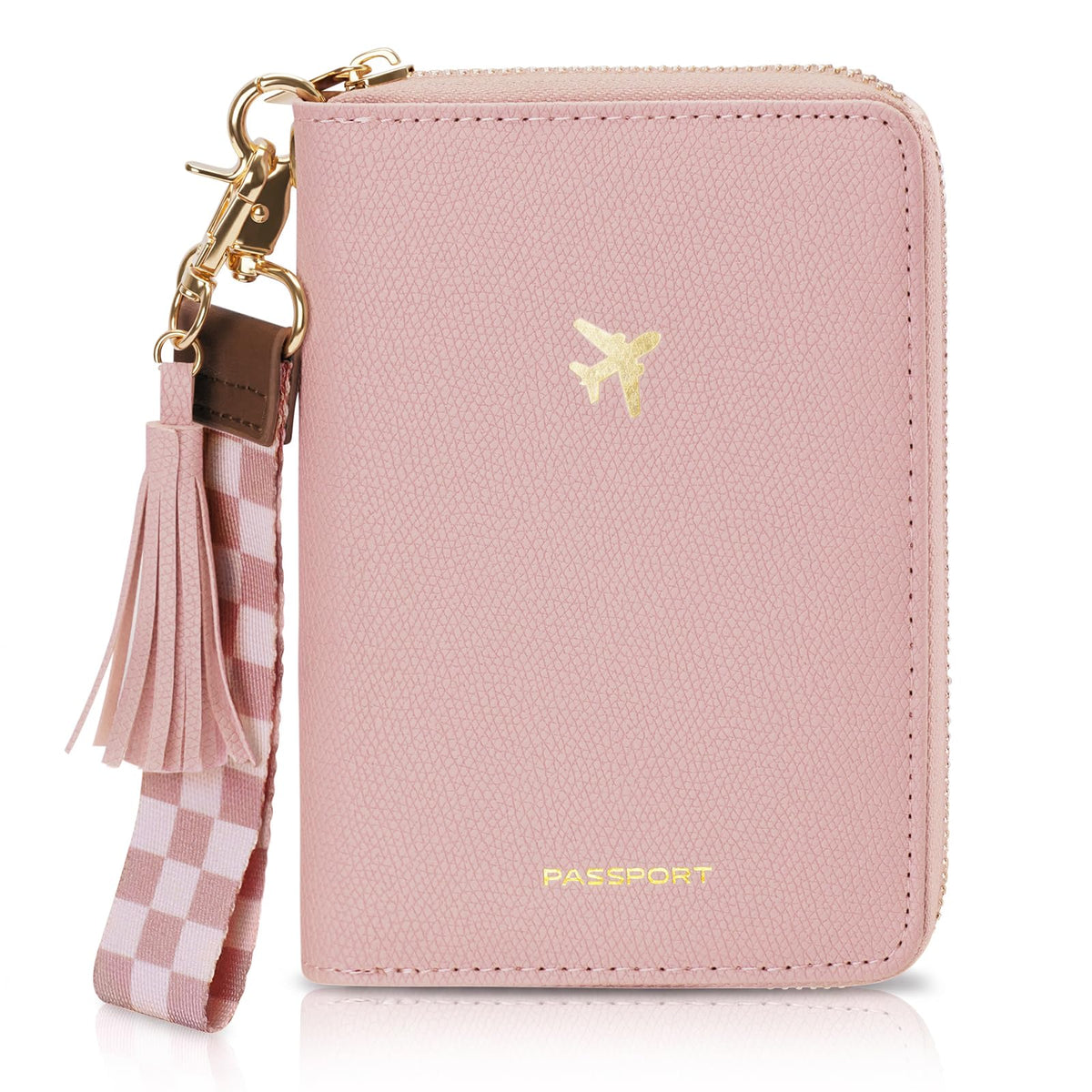 wakawaga Passport Holder For Travel For Women With Detachable Wrist Strap