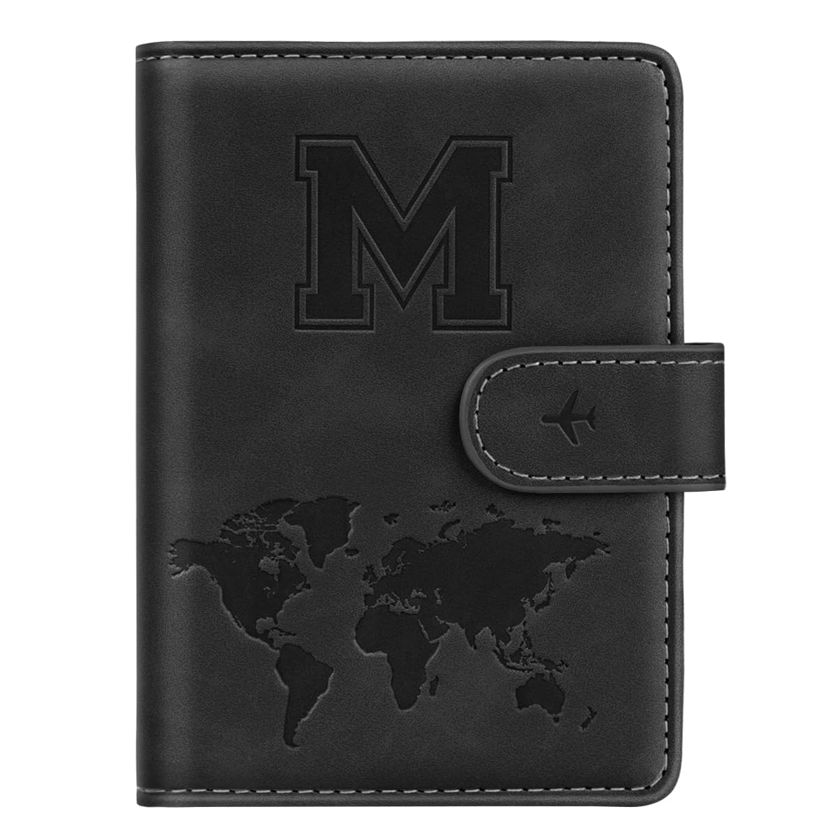 Passport Holder Wallet Cover Personalized Initial Travel Essentials