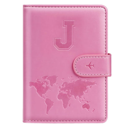 Passport Holder Wallet Cover Personalized Initial Travel Essentials