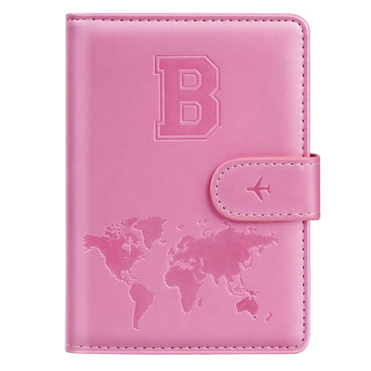 Passport Holder Wallet Cover Personalized Initial Travel Essentials