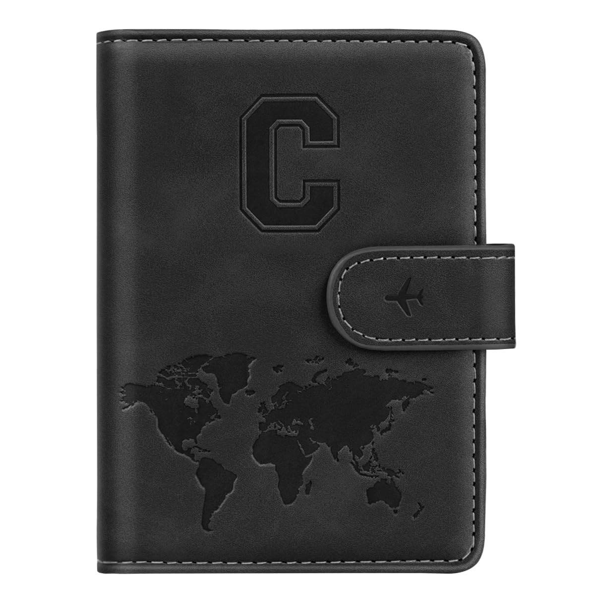 Passport Holder Wallet Cover Personalized Initial Travel Essentials