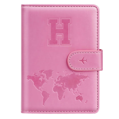 Passport Holder Wallet Cover Personalized Initial Travel Essentials