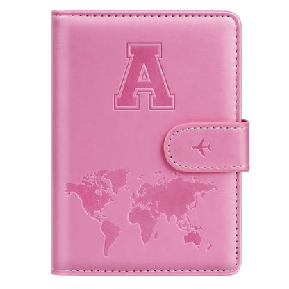 Passport Holder Wallet Cover Personalized Initial Travel Essentials