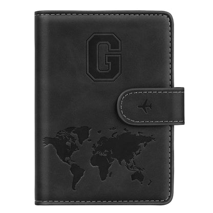 Passport Holder Wallet Cover Personalized Initial Travel Essentials