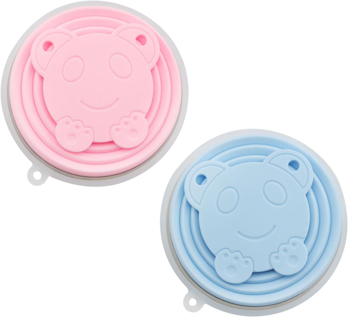 2PCS 6.1oz/180ml Silicone Collapsible Travel Cup Portable Retractable Water Cup Food Grade Blue Pink 7.6x8.5cm For Outdoor Sports Camping Washing Accessories