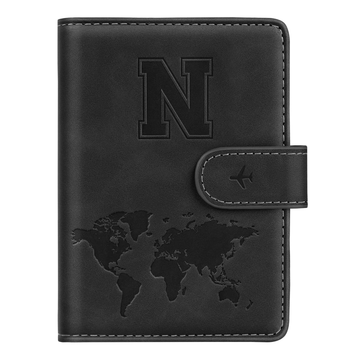 Passport Holder Wallet Cover Personalized Initial Travel Essentials