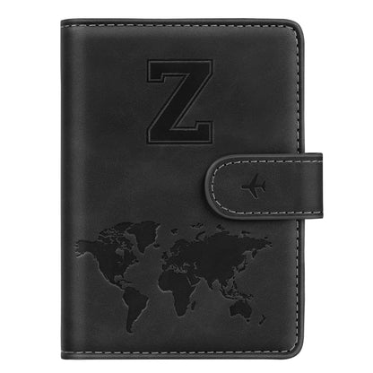 Passport Holder Wallet Cover Personalized Initial Travel Essentials