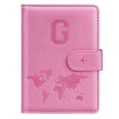 Passport Holder Wallet Cover Personalized Initial Travel Essentials