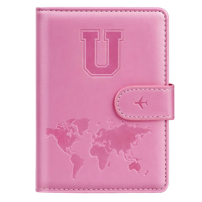 Passport Holder Wallet Cover Personalized Initial Travel Essentials