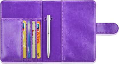 Passport Holder Cover, ACdream Protective Premium Leather RFID Blocking Wallet Travel Case for Passport/Credit Card/Air Ticket,