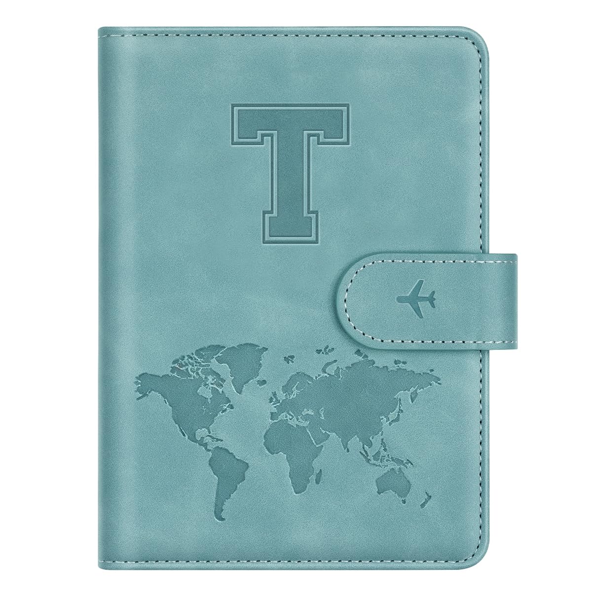 Passport Holder Wallet Cover Personalized Initial Travel Essentials