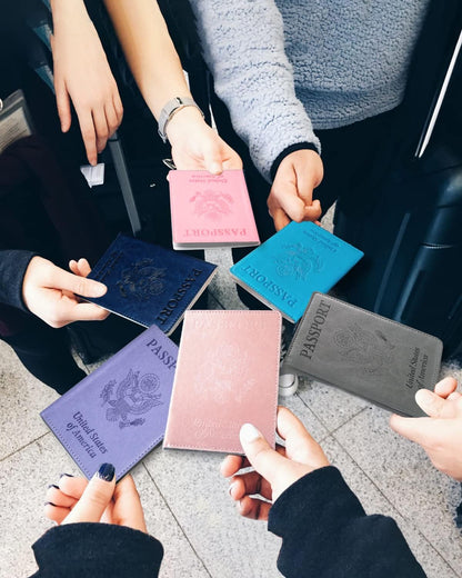 Sizobi Leather Passport Holder Covers, Passport Holder for Travel Women