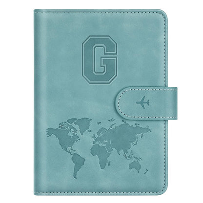 Passport Holder Wallet Cover Personalized Initial Travel Essentials