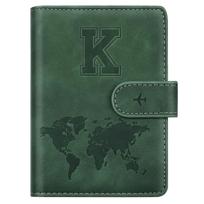 Passport Holder Wallet Cover Personalized Initial Travel Essentials