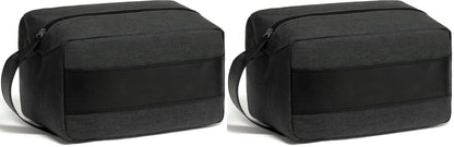 Vorspack Water Resistant Travel Toiletry Bag for Men Women - Black