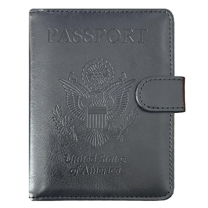 Passport Holder Cover, ACdream Protective Premium Leather RFID Blocking Wallet Travel Case for Passport/Credit Card/Air Ticket,