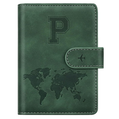 Passport Holder Wallet Cover Personalized Initial Travel Essentials