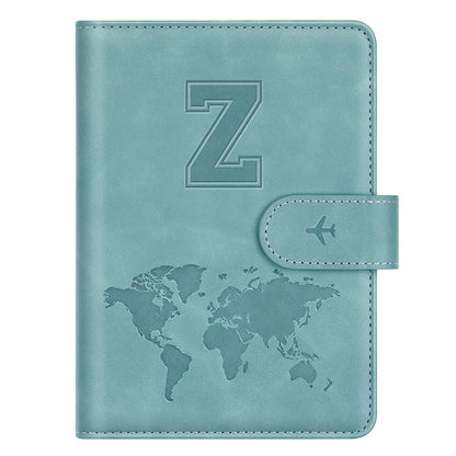 Passport Holder Wallet Cover Personalized Initial Travel Essentials