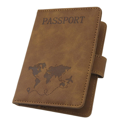 ILIYAH-Passport Cover-Passport Holder Travel Wallet-RFID Blocking Passport Case Travel Accessories Card Holder Wallet Unisex Travel Gifts (Green)
