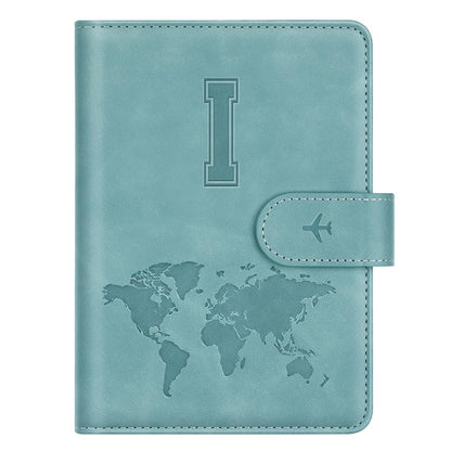 Passport Holder Wallet Cover Personalized Initial Travel Essentials