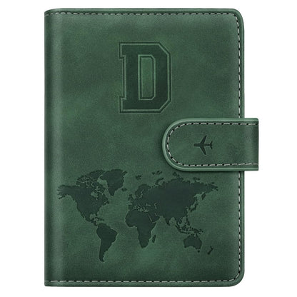 Passport Holder Wallet Cover Personalized Initial Travel Essentials