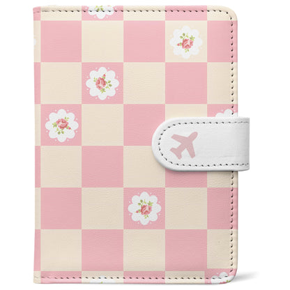 Passport Holder, Cute Travel Wallet Cover with RFID Blocking,Strawberry
