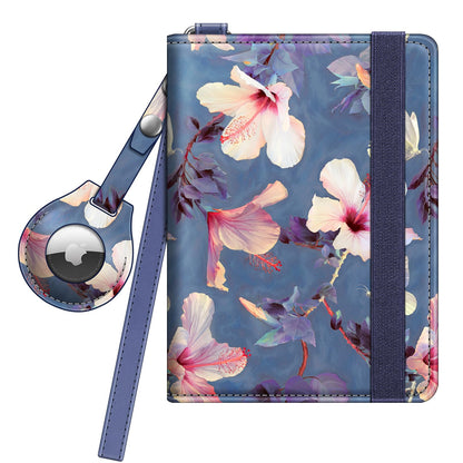 FINTIE Passport Holder with Airtag Holder, Slim Travel Wallet