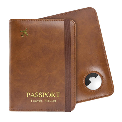ILIYAH-Passport Cover-Passport Holder Travel Wallet-RFID Blocking Passport Case Travel Accessories Card Holder Wallet Unisex Travel Gifts (Green)