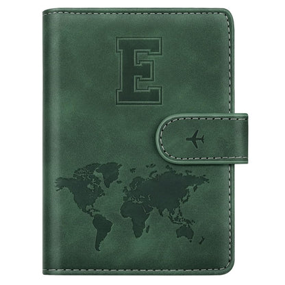 Passport Holder Wallet Cover Personalized Initial Travel Essentials