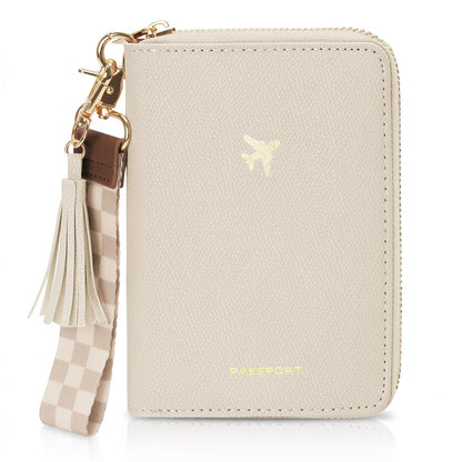 wakawaga Passport Holder For Travel For Women With Detachable Wrist Strap