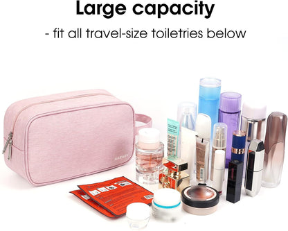 Narwey Travel Toiletry Bag for Women, Dopp Kit Men, Bathroom, Medicine Bag