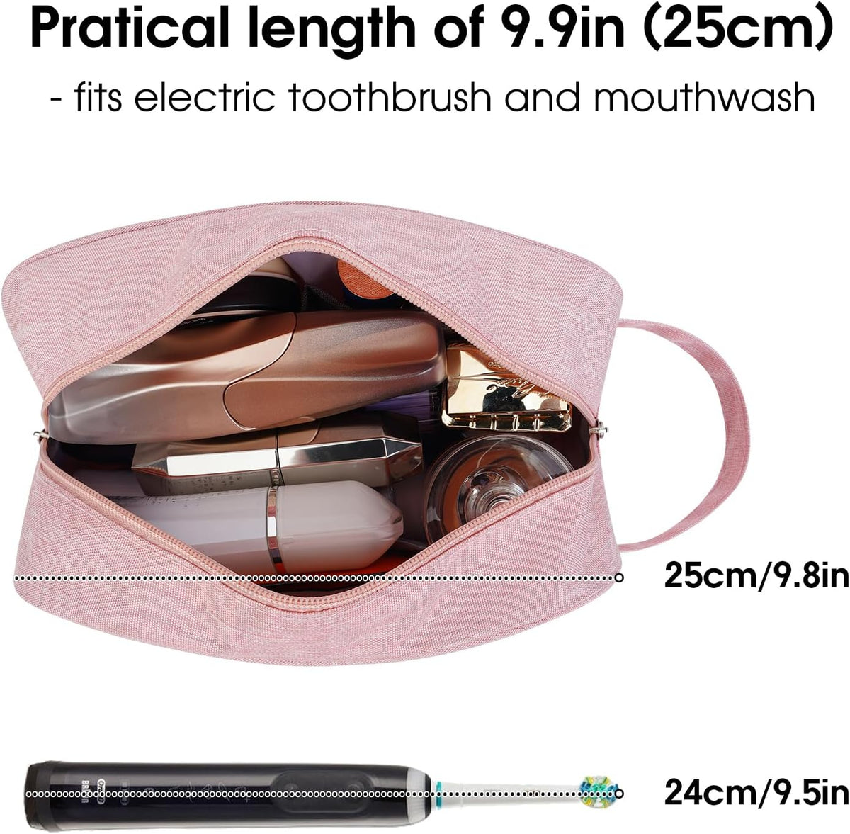 Narwey Travel Toiletry Bag for Women, Dopp Kit Men, Bathroom, Medicine Bag
