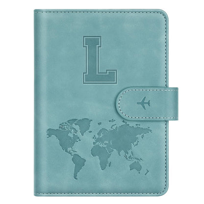 Passport Holder Wallet Cover Personalized Initial Travel Essentials