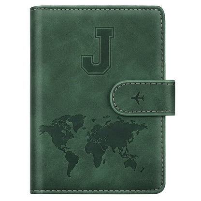Passport Holder Wallet Cover Personalized Initial Travel Essentials