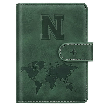 Passport Holder Wallet Cover Personalized Initial Travel Essentials
