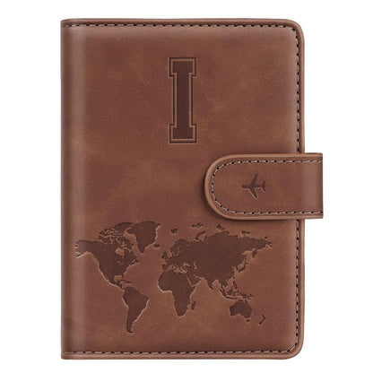 Passport Holder Wallet Cover Personalized Initial Travel Essentials