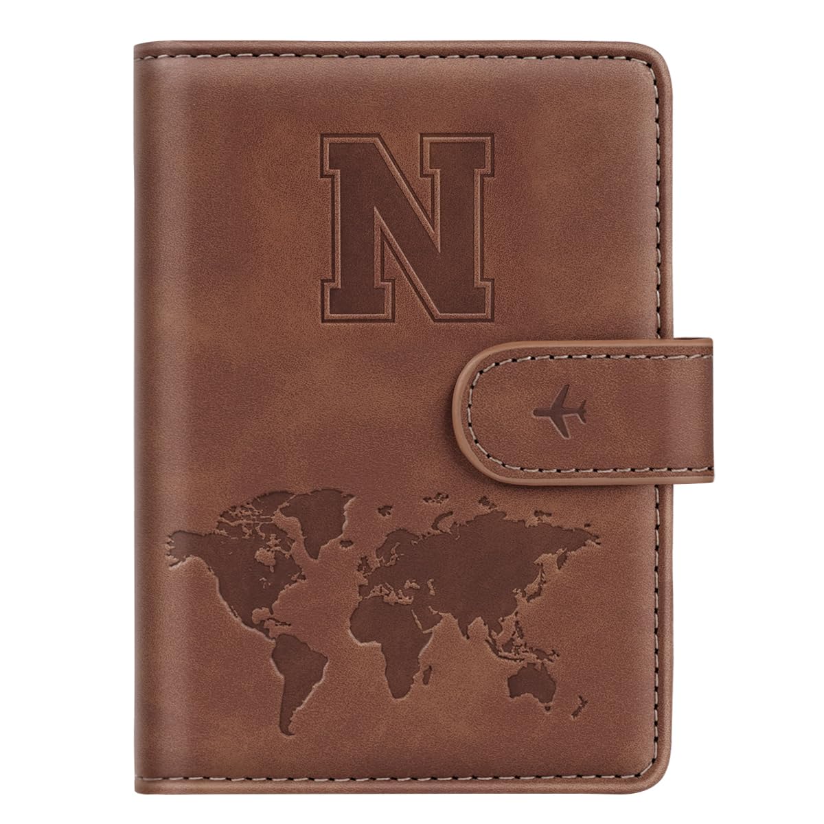 Passport Holder Wallet Cover Personalized Initial Travel Essentials