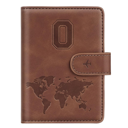 Passport Holder Wallet Cover Personalized Initial Travel Essentials