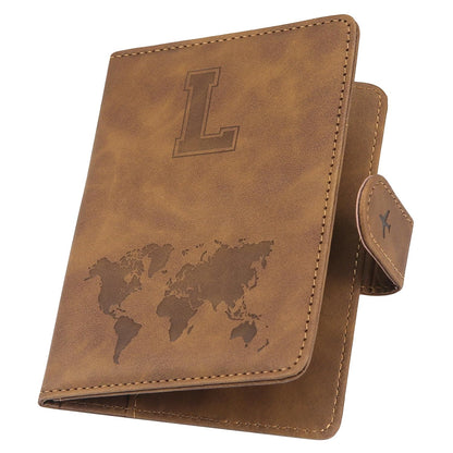 ILIYAH-Passport Cover-Passport Holder Travel Wallet-RFID Blocking Passport Case Travel Accessories Card Holder Wallet Unisex Travel Gifts (Green)