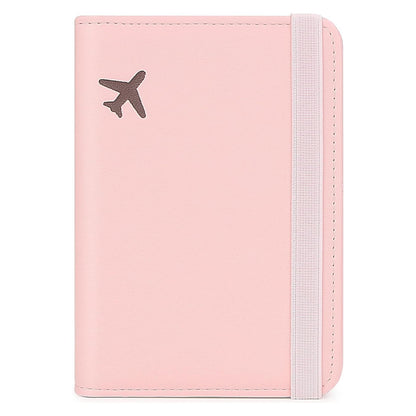 ZOPPEN RFID Blocking Passport Holder for Travel – PU Leather Waterproof Lightweight Passport Cover Wallet for Women Men, Travel Organizer with Card Slots for Airline Tickets & Passport Book, Map