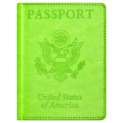 Eoehro Passport Holder for Travel Essentials, Passport Wallet Cover Case for Travel Must Haves Accessories,Passport Book Holders for Women and Men(black)