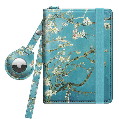 FINTIE Passport Holder with Airtag Holder, Slim Travel Wallet