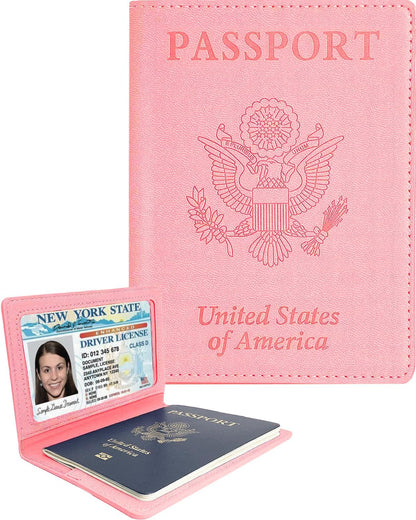 Sizobi Leather Passport Holder Covers, Passport Holder for Travel Women
