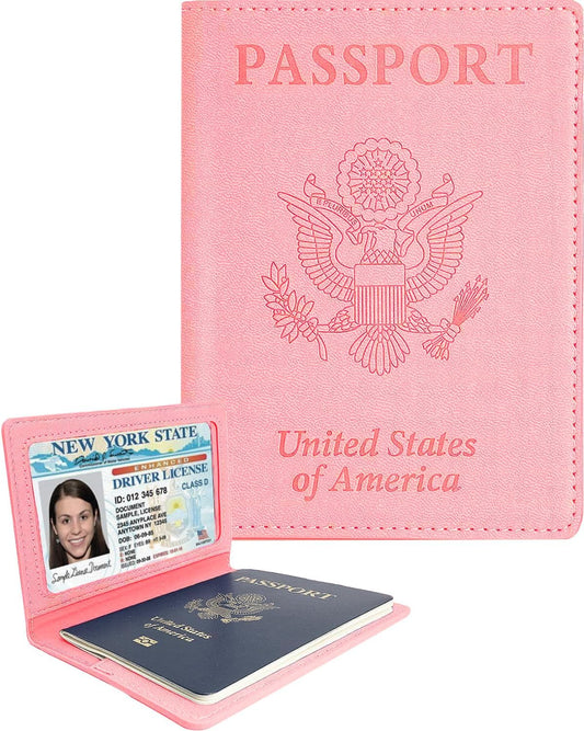 Sizobi Leather Passport Holder Covers, Passport Holder for Travel Women