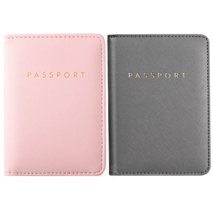 Frienda 2 Pcs Passport Holder Covers Waterproof Leather