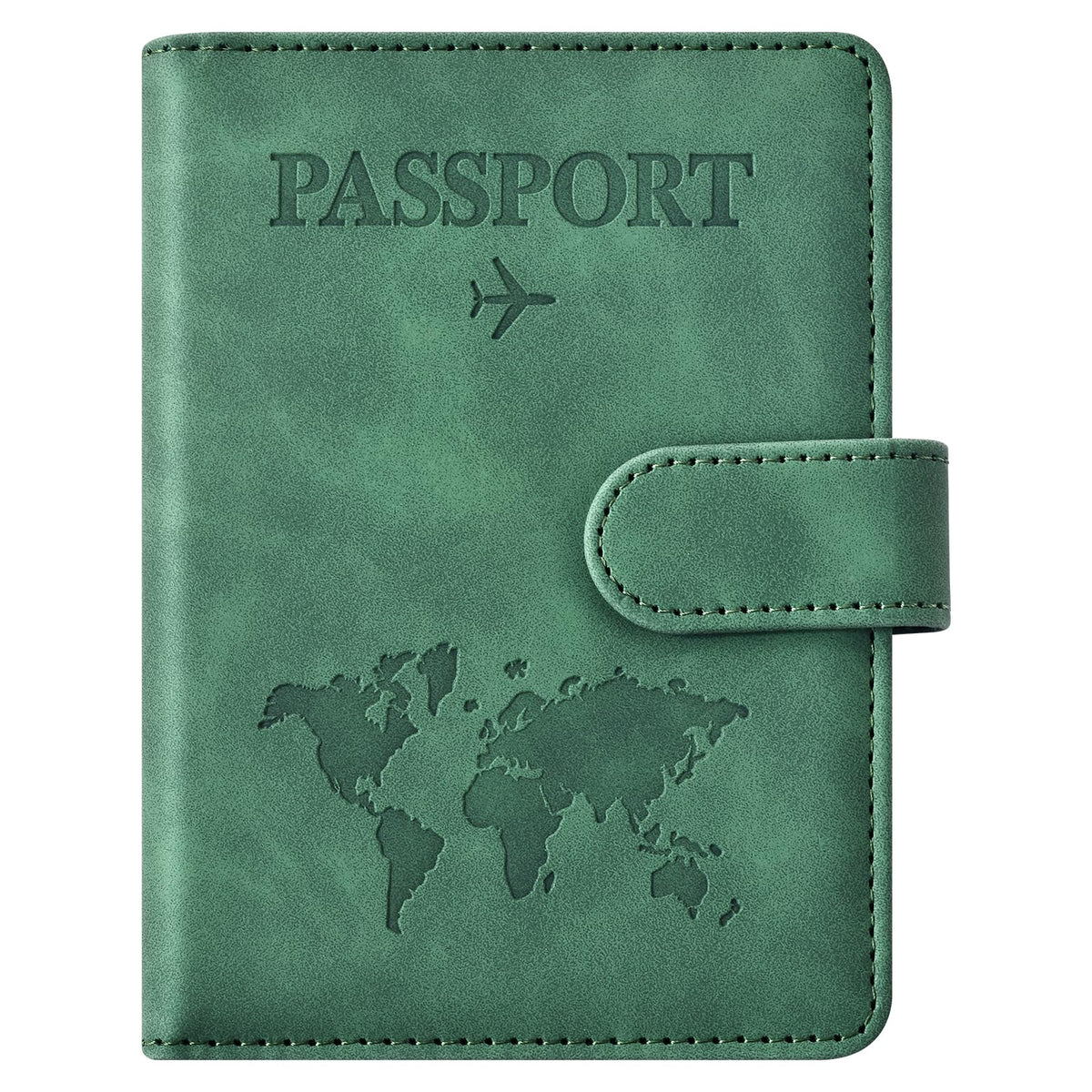 Eoehro Passport Holder for Travel Essentials, Passport Wallet Cover Case for Travel Must Haves Accessories,Passport Book Holders for Women and Men(dark blue)