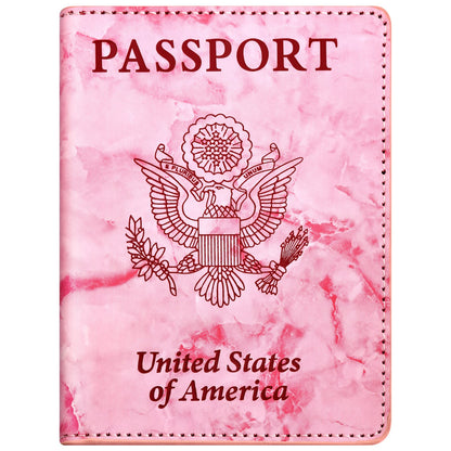 Eoehro Passport Holder for Travel Essentials, Passport Wallet Cover Case for Travel Must Haves Accessories,Passport Book Holders for Women and Men(black)
