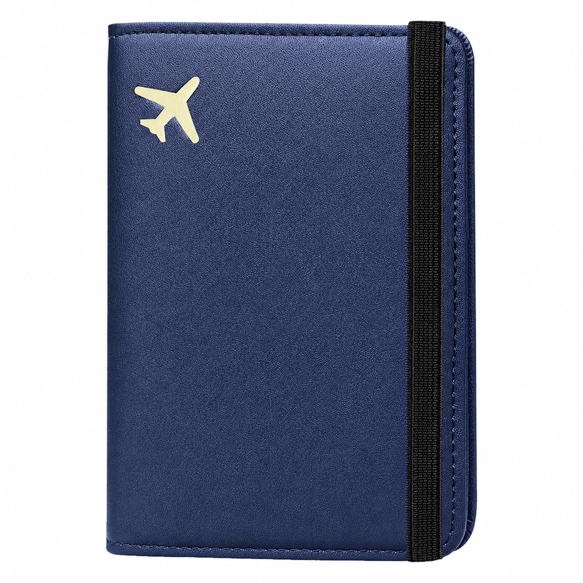 ZOPPEN RFID Blocking Passport Holder for Travel – PU Leather Waterproof Lightweight Passport Cover Wallet for Women Men, Travel Organizer with Card Slots for Airline Tickets & Passport Book, Map