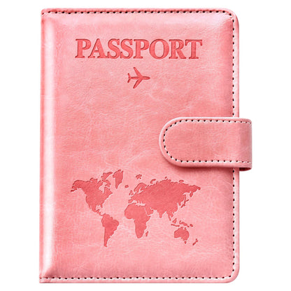Eoehro Passport Holder for Travel Essentials, Passport Wallet Cover Case for Travel Must Haves Accessories,Passport Book Holders for Women and Men(black)