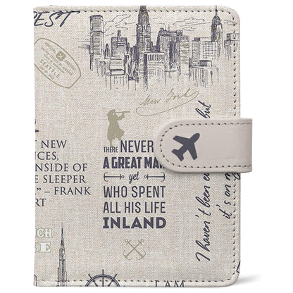 Passport Holder, Cute Travel Wallet Cover with RFID Blocking,Strawberry
